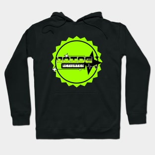 VOICE ACTIVATED - RETRO 80S -  NEON DISCOUNT STICKER STYLE Hoodie